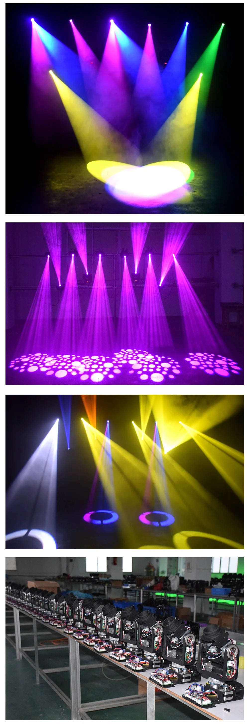 60W Mini Led Dmx Gobo Moving Head Spot Light For Club Dj Stage Lighting Party Disco Wedding Event