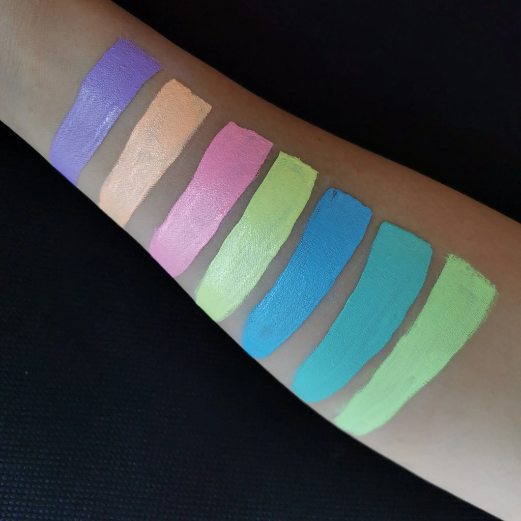 OPHIR DIY  Face Painting Neon Fluorescent  Makeup Drawing for Halloween Body Paint Pigment 30g/Set 13 Colors for Choose RT011