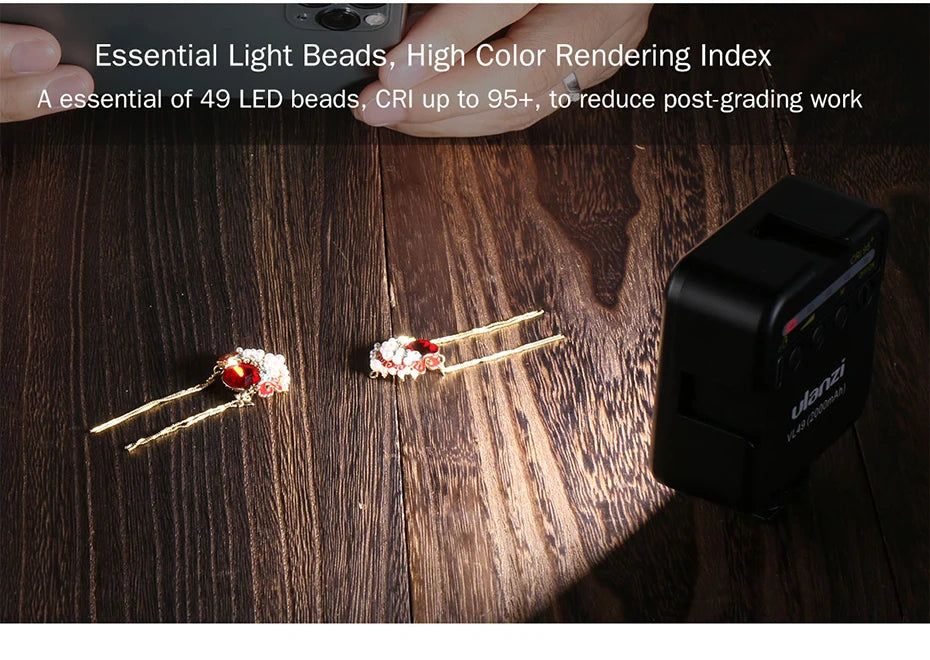 Ulanzi VL49 Mini LED Fill Light, 5500K