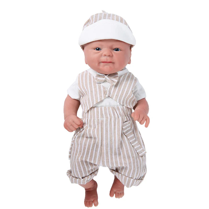 Full Silicone Reborn Baby Doll Kit, Realistic Lifelike Newborn Doll