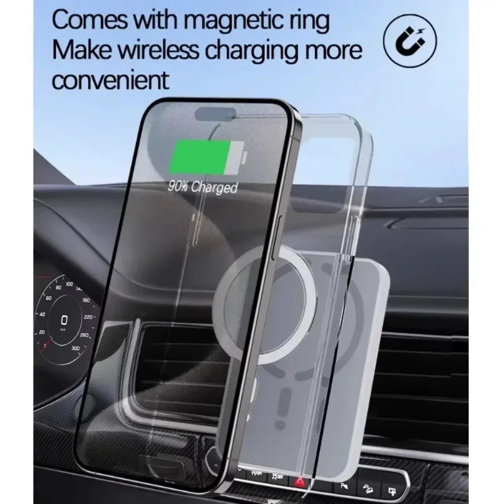 30W Magnetic Wireless Car Charger Vent Mount