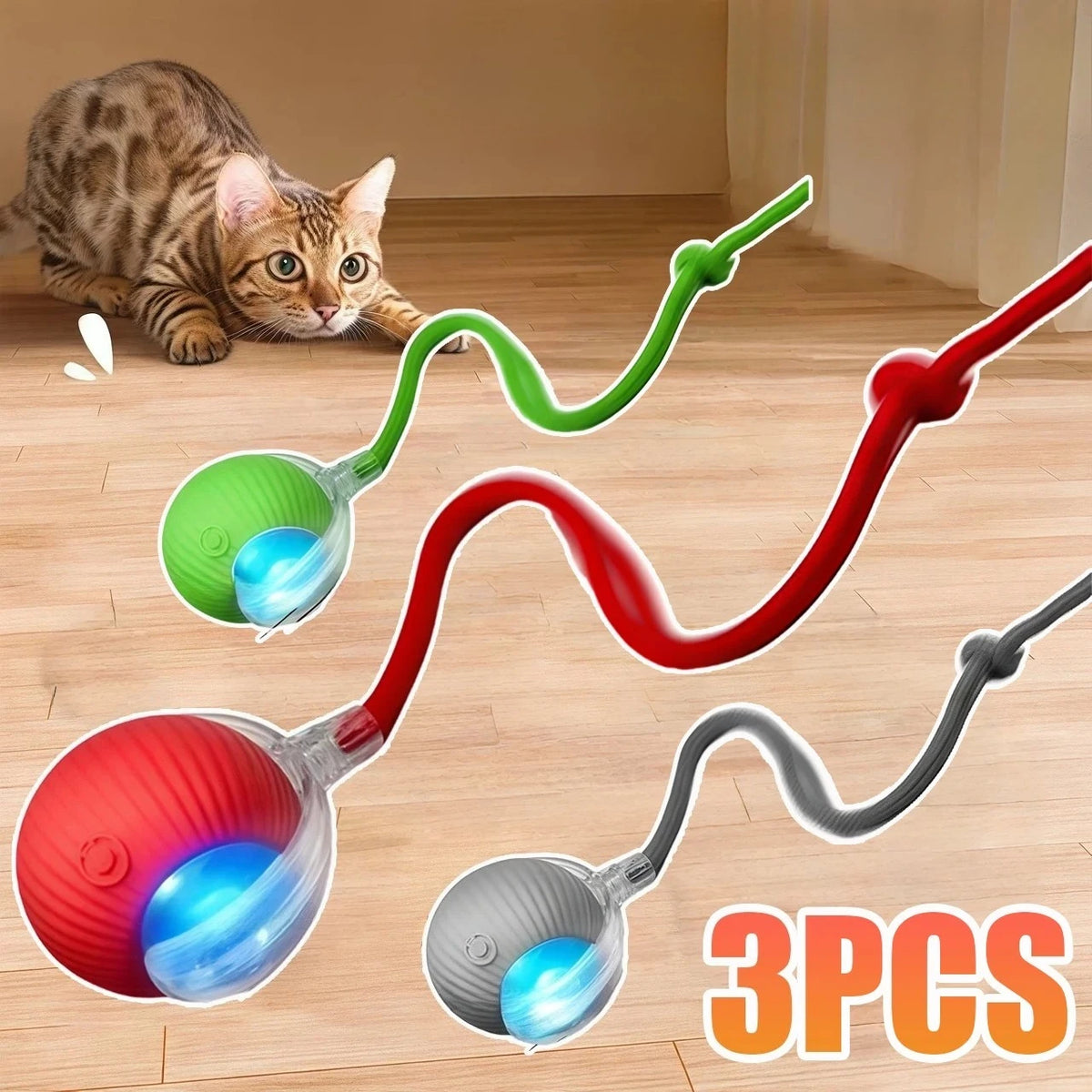 Automatic Rolling Cat Ball Toy