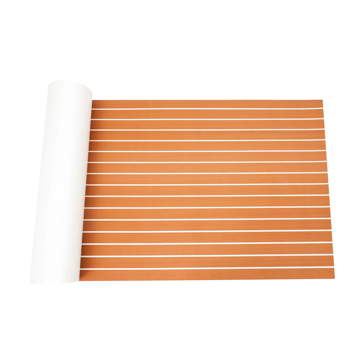 Self-Adhesive EVA Foam Floor Mat 90x240cm Faux Teak Waterproof Boat Decking RV Floor Pad 6mm Thick for Marine Caravan Home Gym