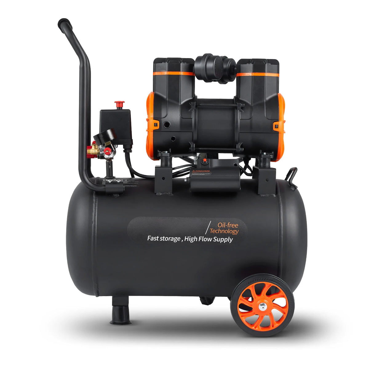 SucceBuy Quiet Oil-Free Portable Air Compressor