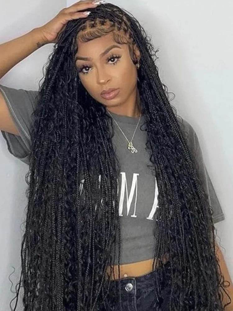 Deep Wave Human Braiding Hair, 2 Bundles