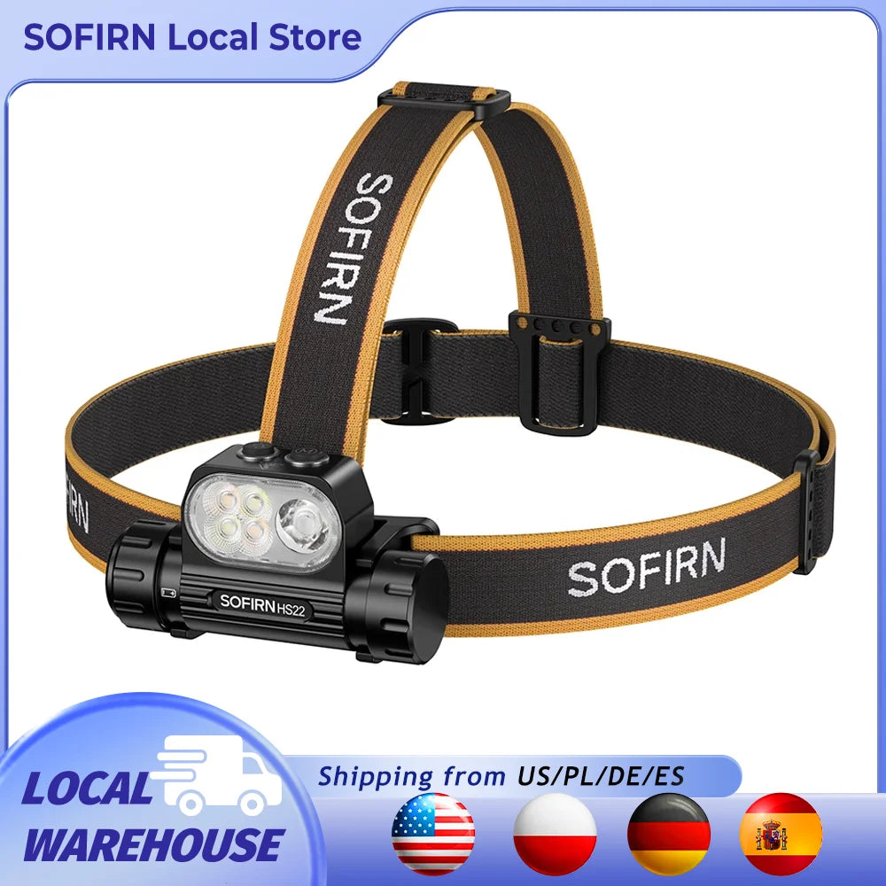 SOFIRN HS22 2500lm Rechargeable Headlamp