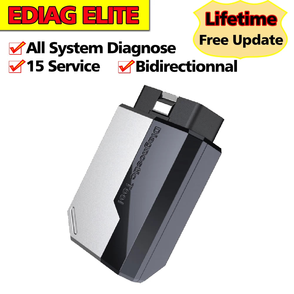 [Lifetime Free Update] KINGBOLEN EDIAG ELITE OBD2 Scanner All System Car Diagnostic Tool 15 Service Bidirectional Conrol