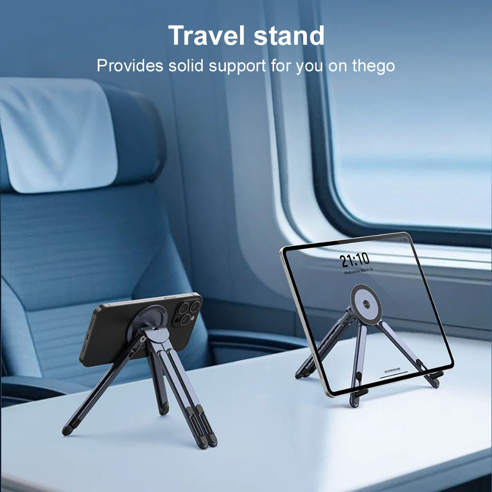 Magnetic Aluminum Laptop & Phone Stand