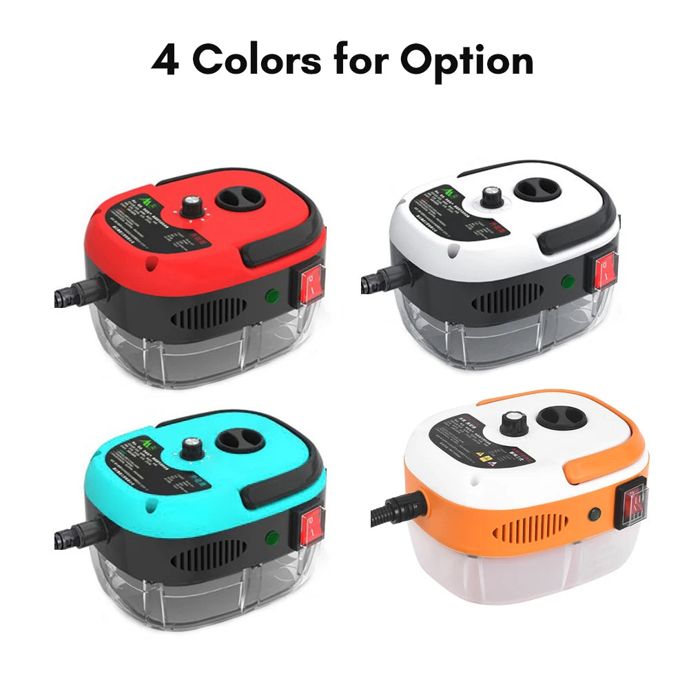 NEW 1500W Steam Cleaner for Car Cleaning Quick Heating High Temperature Steam Washer Portable Handheld Pressurized Steam Clean