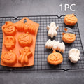 Halloween Silicone Candy Mold – Pumpkin, Skull, Bat and Ghost Shapes