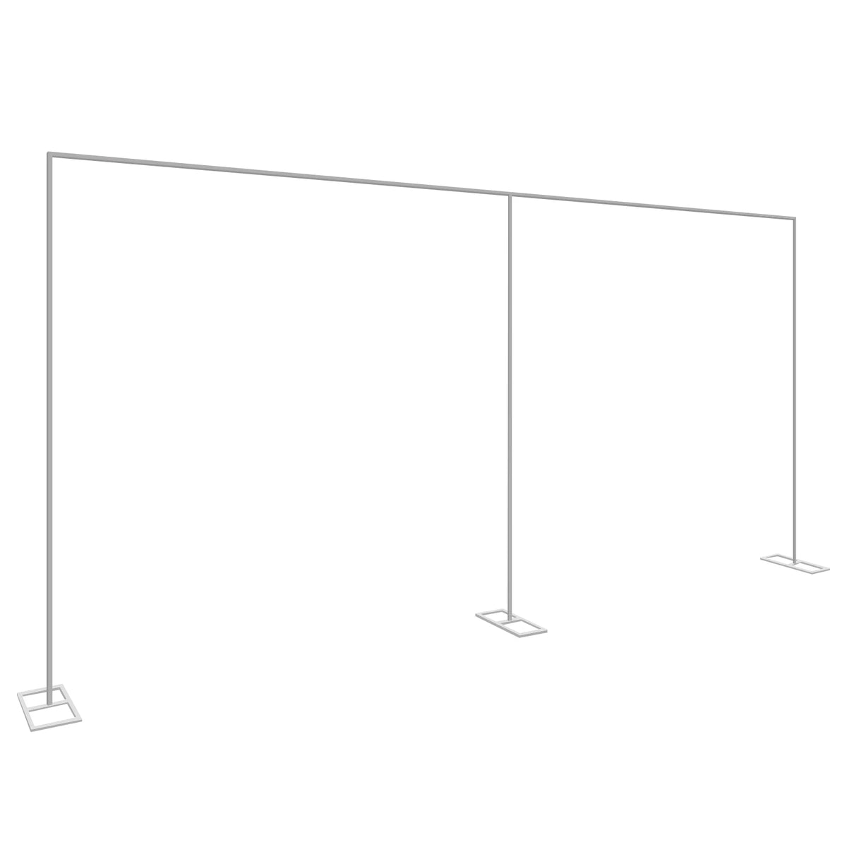 10X20FT Heavy Duty Wedding Backdrop Stand 6M*3M Square Metal Arch Frame Kit for Stage, Photography, Party, Curtain Support