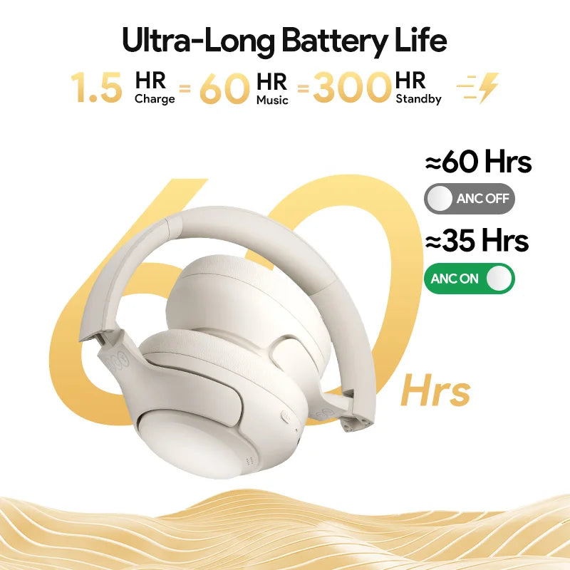 QCY H3 ANC Over-Ear Wireless Headphones