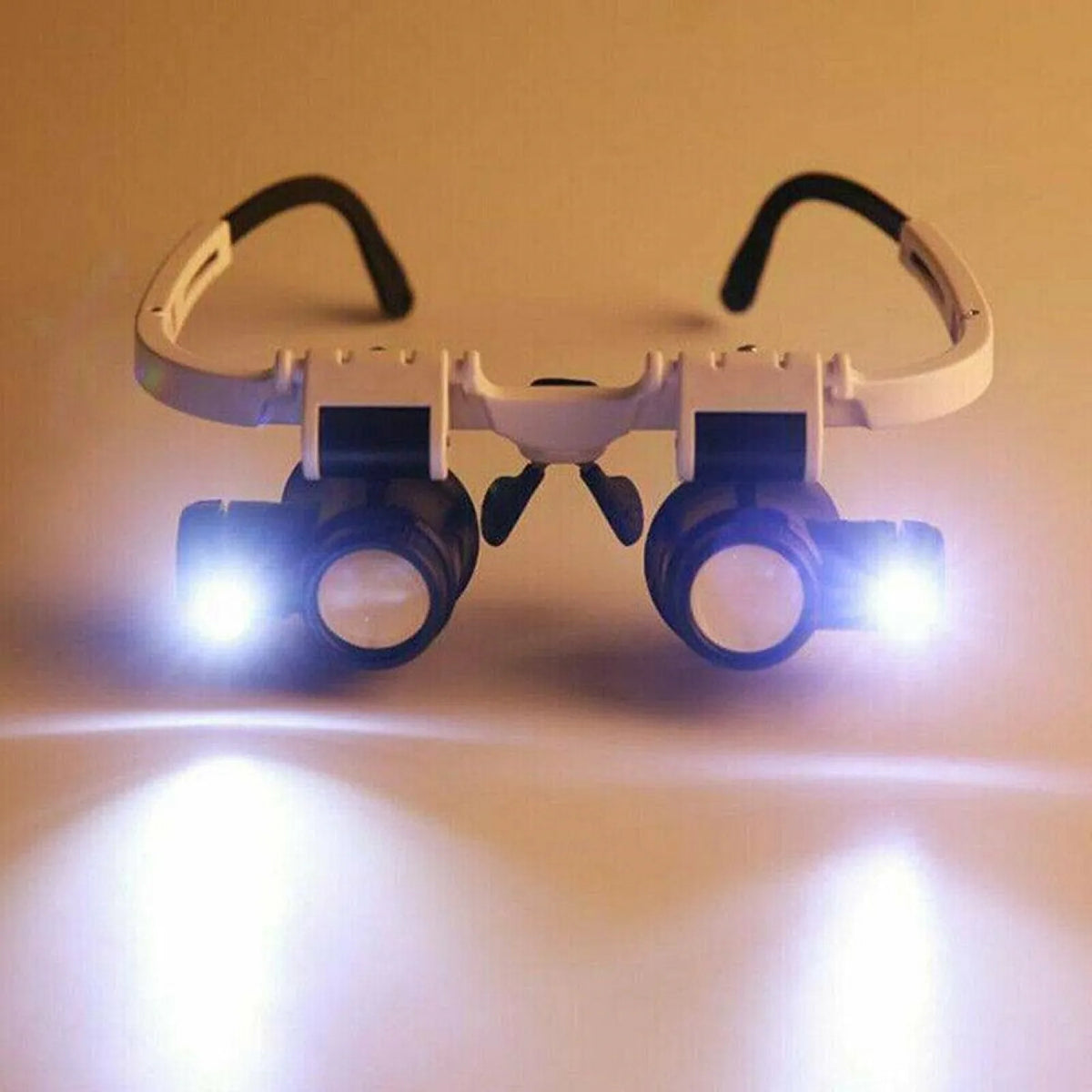 LED Head Magnifier Glasses, 8X–23X