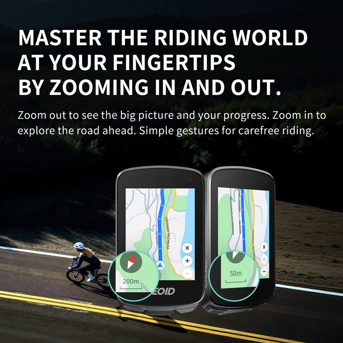 GEOID CC700 Pro 2.8" GPS Bike Computer