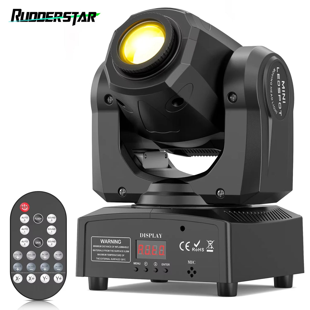 60W Gobo Moving Head Light DMX Remote Control Stage Lighting Effect Projector for DJ Disco Party Bar Club Wedding Birthday