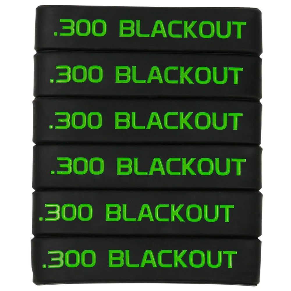 6/12 Pack Magazine Marking Band for 5.56 Nato 300 Blackout Magazine Marking Rubber Band Muti-Colors US Fast Shipping
