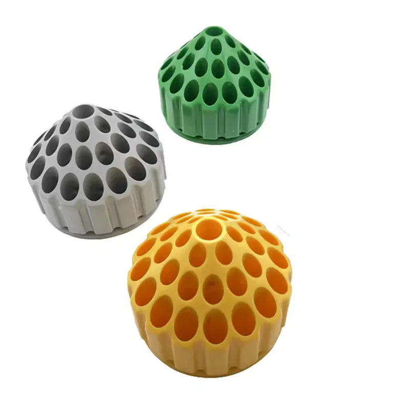 35Hole Rotating Drill Bit Organizer Box 360° Rotary Tool Stand For Grinding Heads, Polishing Burs, And Jewelry Craft Accessories
