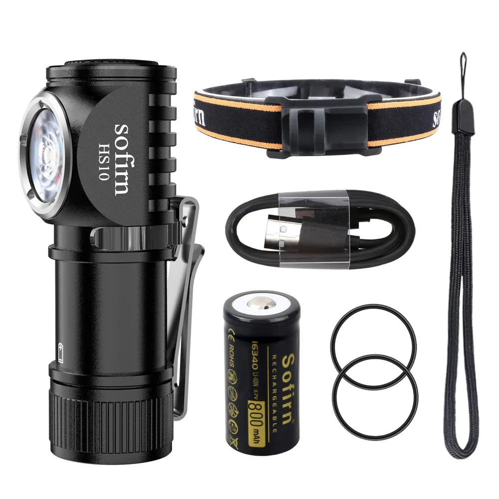 Sofirn HS10 Mini USB-C Headlamp, 1100lm