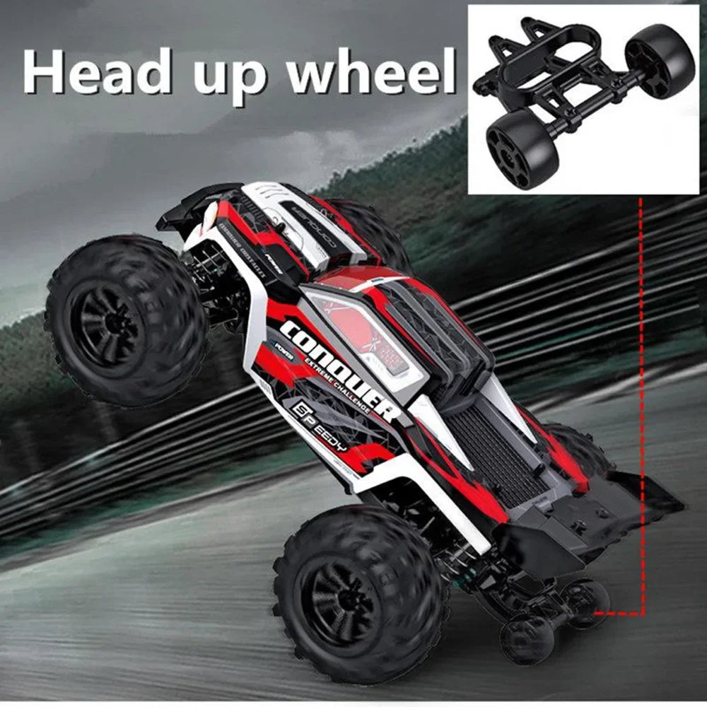 1:16 Scale Large RC Car 50km/h High Speed 4WD Children Toy for Boys Remote Control Car 2.4G Off Road Monster Truck RC Toy