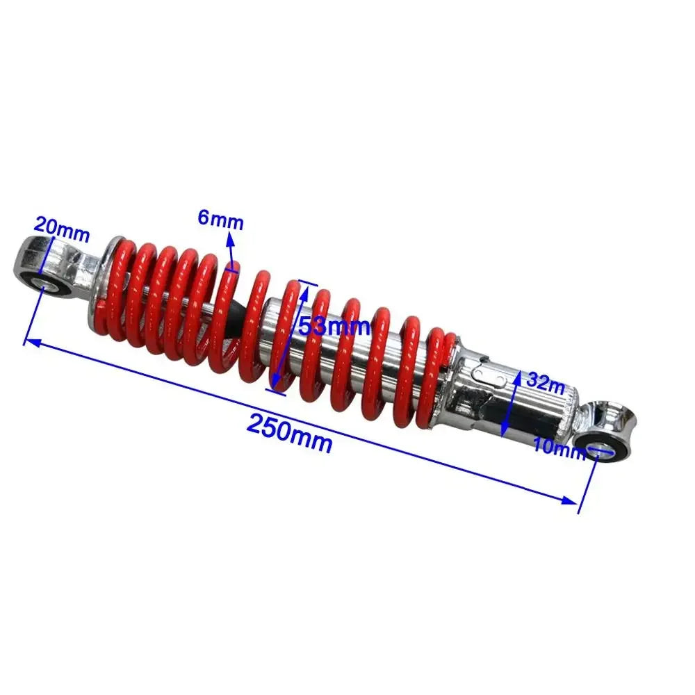 Premium 400LBS 250 260 270 290mm Front Suspension Shock Absorber For Motorcycle 50cc 70 90 110cc  Dirt Pit Bike ATV Go Kart