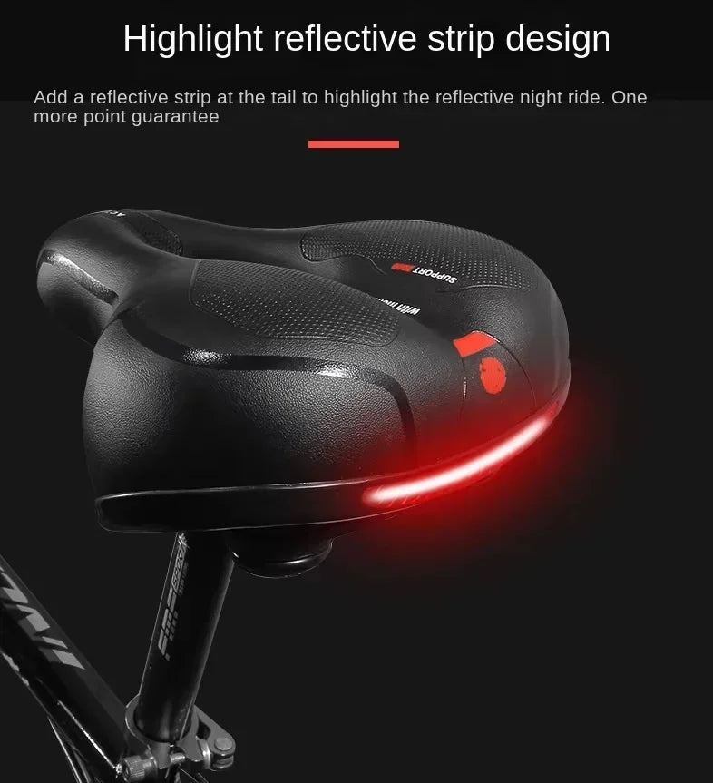 Breathable Hollow Bike Saddle with Shock Absorption