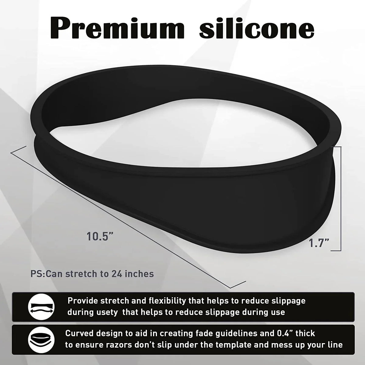 Curved Neckline Shaving Template