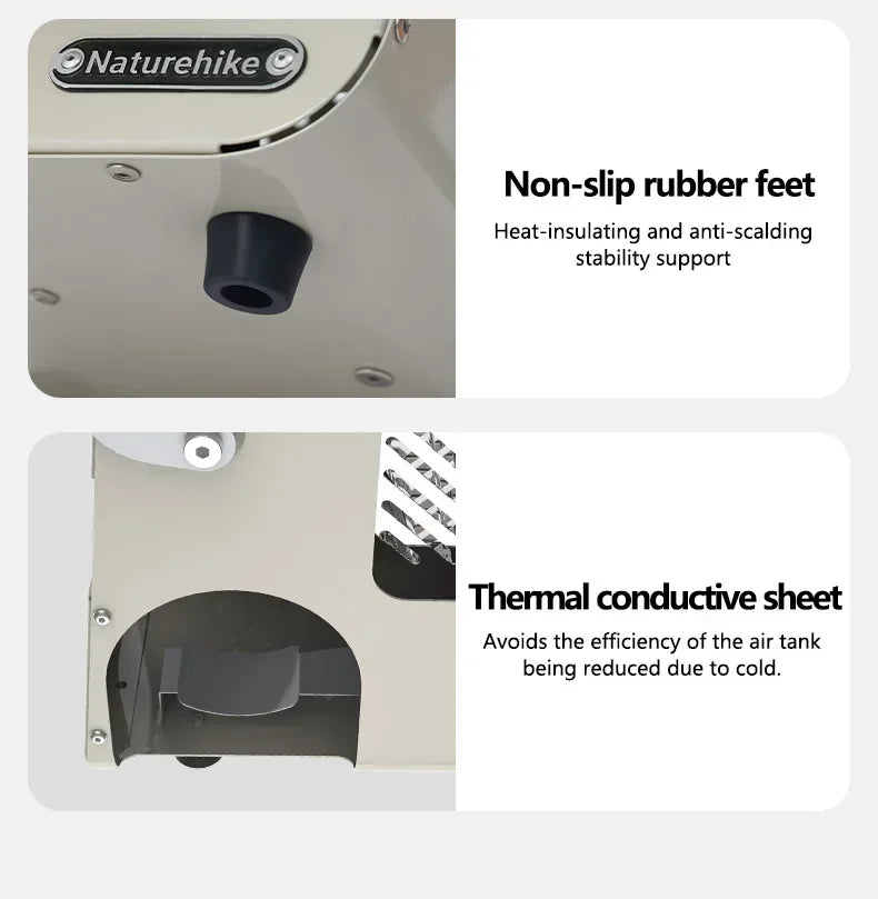 Naturehike Camp Heater Portable Space Heater for Indoor & Outdoor Use Camping Mini Cassette Heating Stove