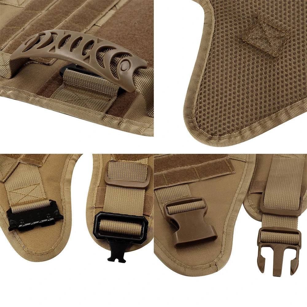 Dog Harness and Leash Set with Collar, Training and Walking Vest for Medium and Large Dogs