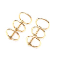 2Pcs 3 Rings Loose Leaf Metal Book Binder For Notebook Album Scrapbook Clips Metal Ring Binder Calendar Circle Stationery Office