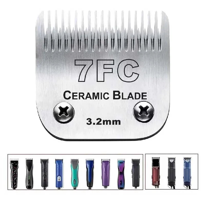 Detachable Dog Clipper Blades, 7FC