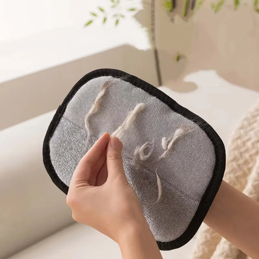 Pet Grooming Deshedding Gloves, Pet Hair Remover Brush Glove for Dog, Cat, Rabbit, Long Short Curly Fur