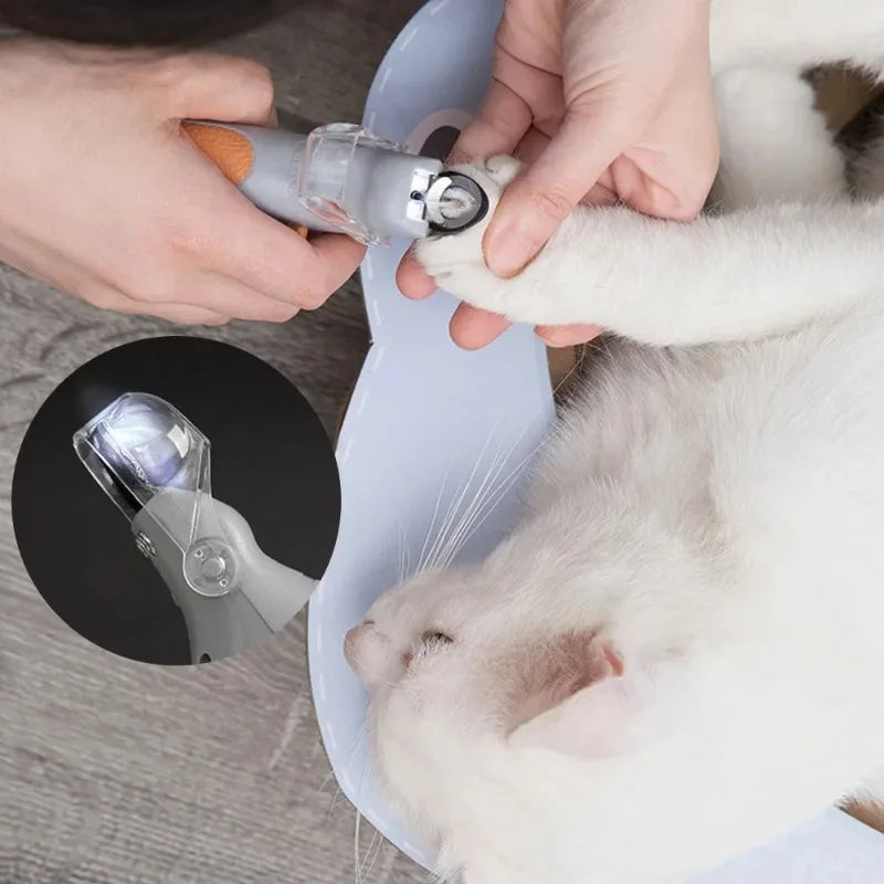Professional Pet Nail Clipper Scissors with LED Light, Cat and Dog Nail Clippers, Claw Cutter Pet Supply