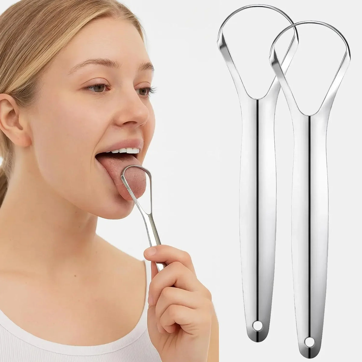 Tongue Scraper with Travel Case