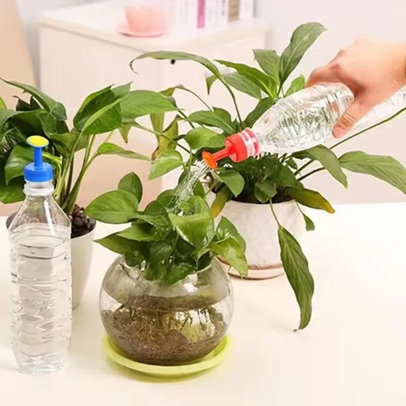 3pcs Garden Plant Watering Sprinkler Flower Watering Bottle Cap Nozzle Irrigation Head Sprayer For Indoor Outdoor Potted Plant