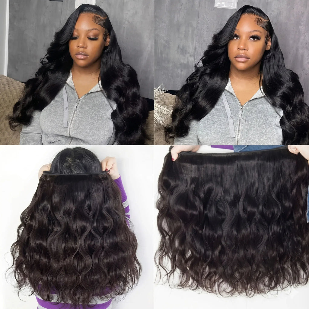 Body Wave Human Hair Bundles, 2–4 Pack