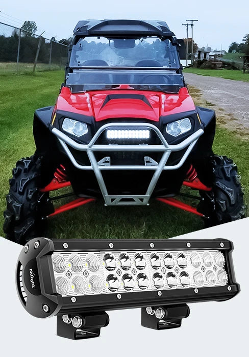 Nilight LED Pods 4PCS 18W 1260lm Flood LED Light Bar Driving Fog Light Off Road Lights Work Light 24V 12V For Motorcycles Van Camper Wagon Car Pickup ATV UTV SUV Truck Boat