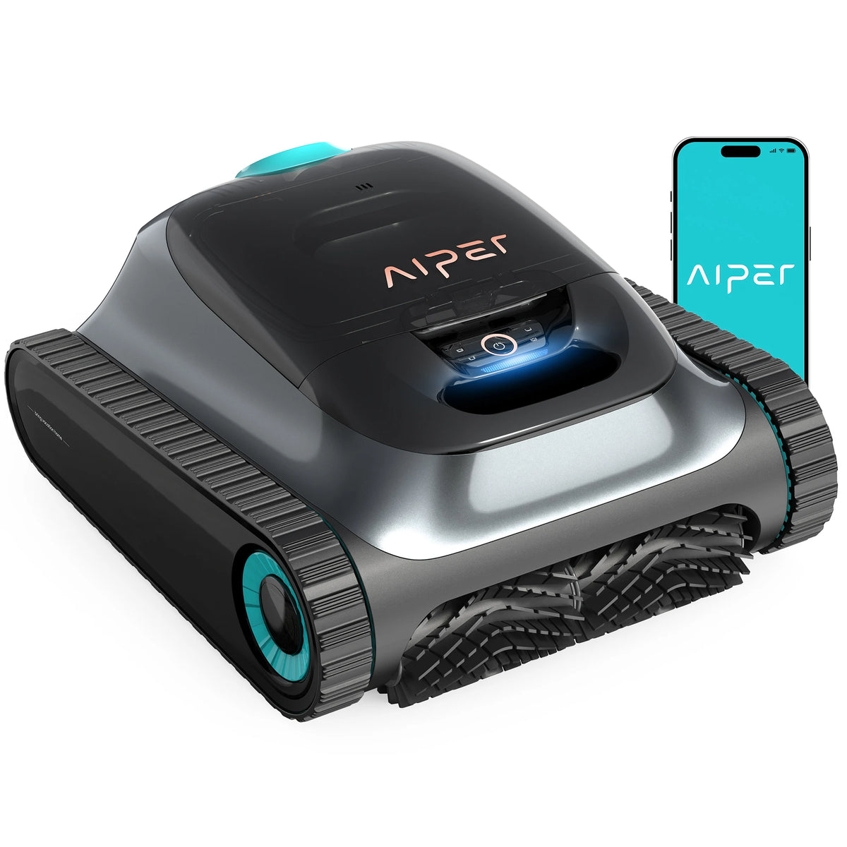 Refurbished Aiper Scuba S1 2026 Robotic Pool Cleaner, 270 Min Runtime, Floor/Wall/Waterline/Shallow Area Cleaning, Ultra-fine Filter, Smarter Navigation, High-Precision Sensors, App Support
