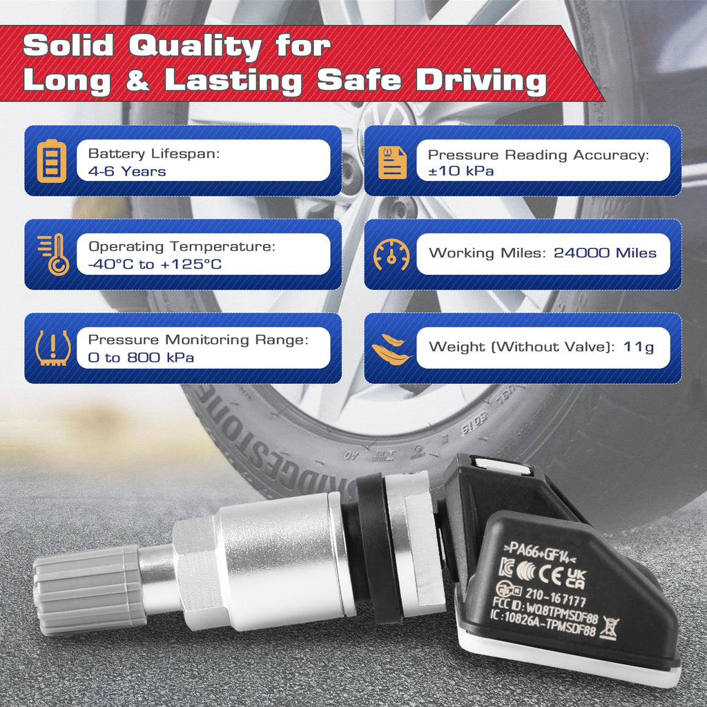 Autel MX Sensor 433MHZ+315 MHZ 2in1Mx-Sensor TPMS Tire Repair Tool Automotive Accessory For MaxiTPMS TS501 TS508 Pad Programmer