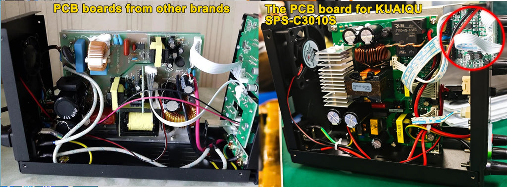 KUAIQU Official DC Power Supply Variable, 30V 60V 120V Adjustable Regulated Lab Power Supplies with OCP/OVP/Output/Encoder
