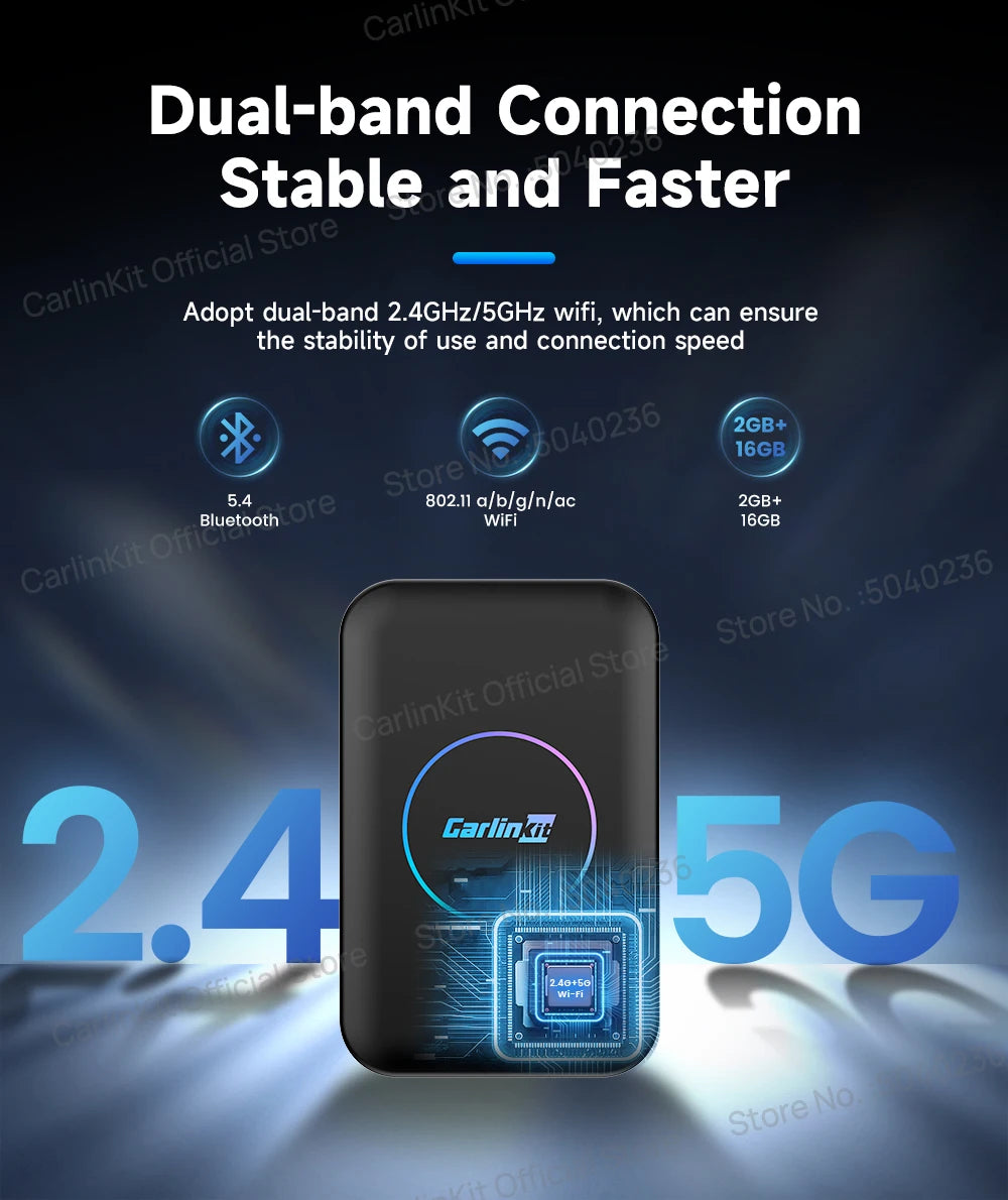 2026 CarlinKit Android TV Box LITE CarPlay Android Auto Wireless USB Adatper Support Netfilx Youtube Spotify For Car Multimedia