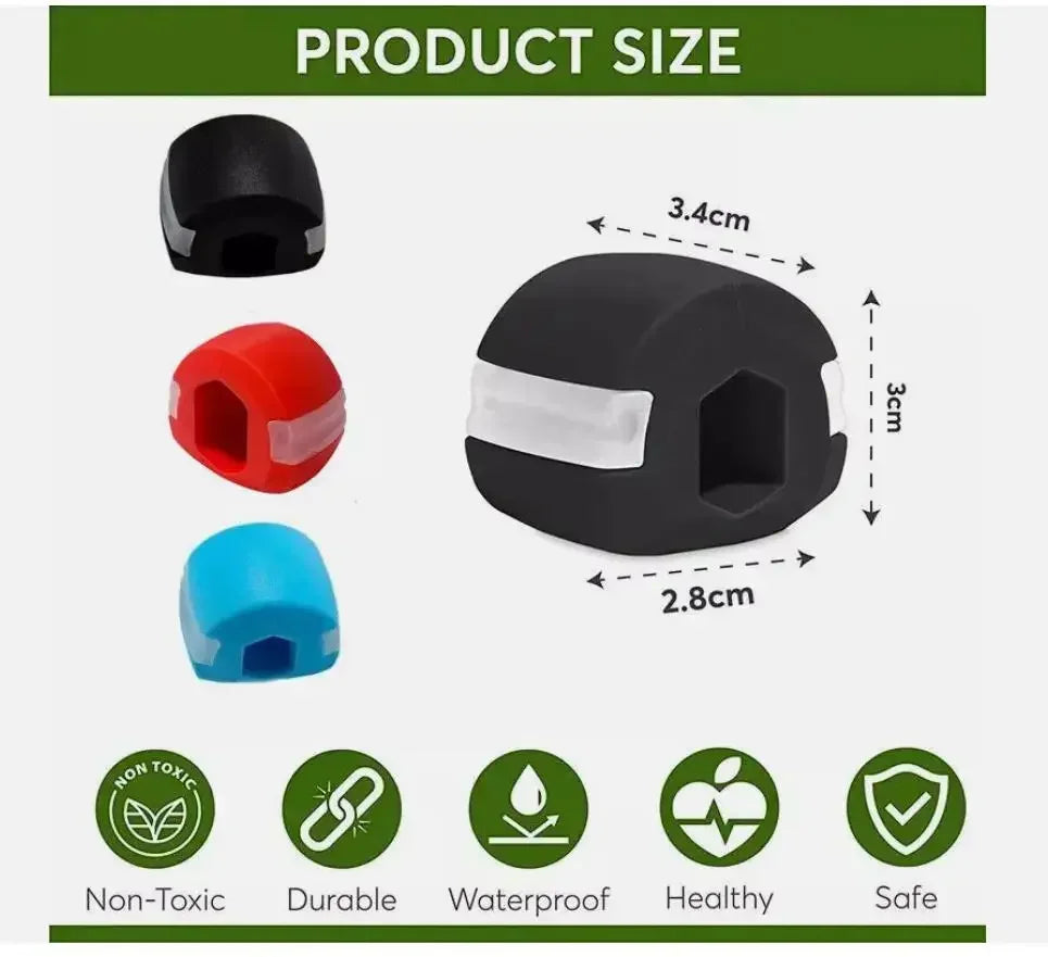 Jawline Exerciser Chew Balls, 3 Pack