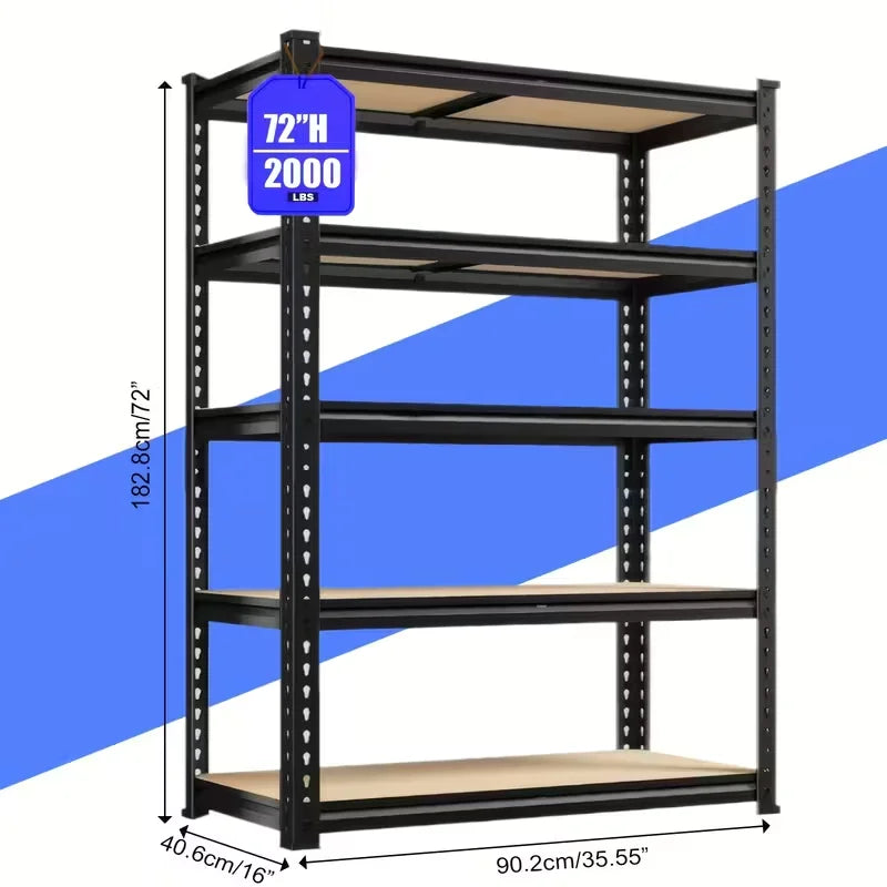 2000 lb Heavy-Duty Garage Storage Shelves