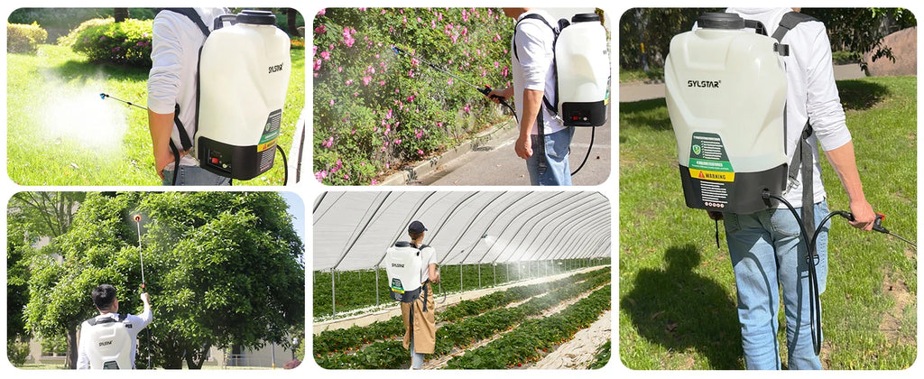4.2 Gallon Backpack Sprayer Battery Powered,100 PSI Electric Garden Sprayer Works with Makita 18V Battery,Weed Lawn Yard Spraye