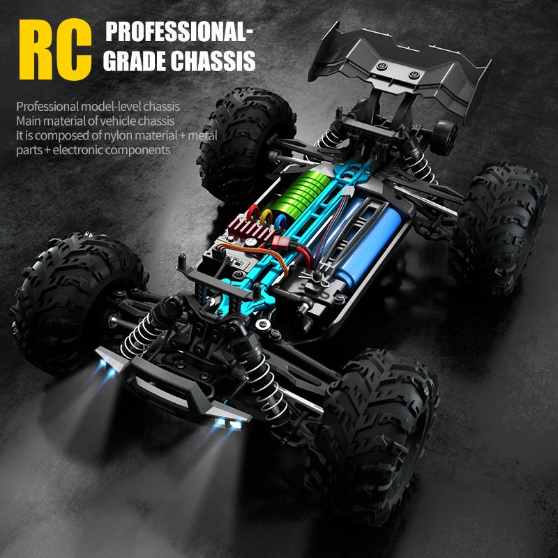 16101PRO 16102PRO RC Car Brushless 70 KM/h 4x4 Remote Control Go-Kart 2.4G Electric High-Speed Off-Road Drift Racing Toy Gift