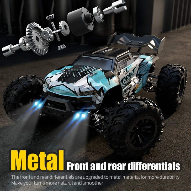16102 Brushless 4WD RC Car with LED Lights