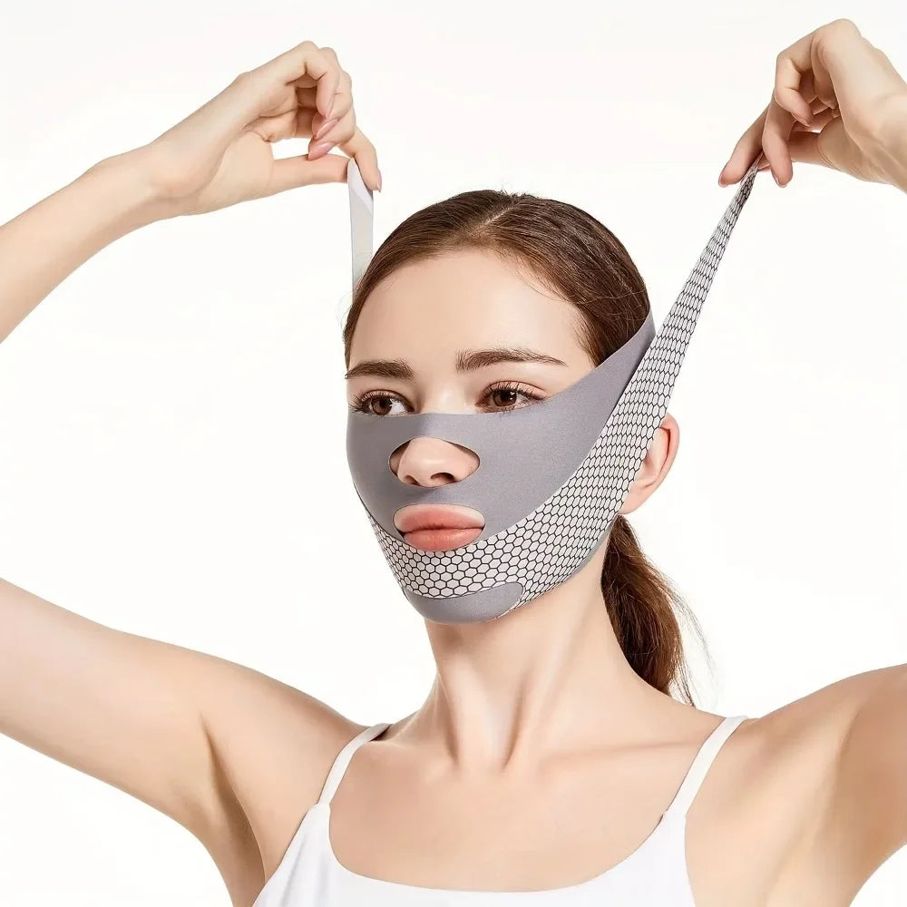 V Line Face Lifting Bandage Elastic Face Shaper for Jawline Double Chin Cheek Contour Support Women Facial Skin Care Tool