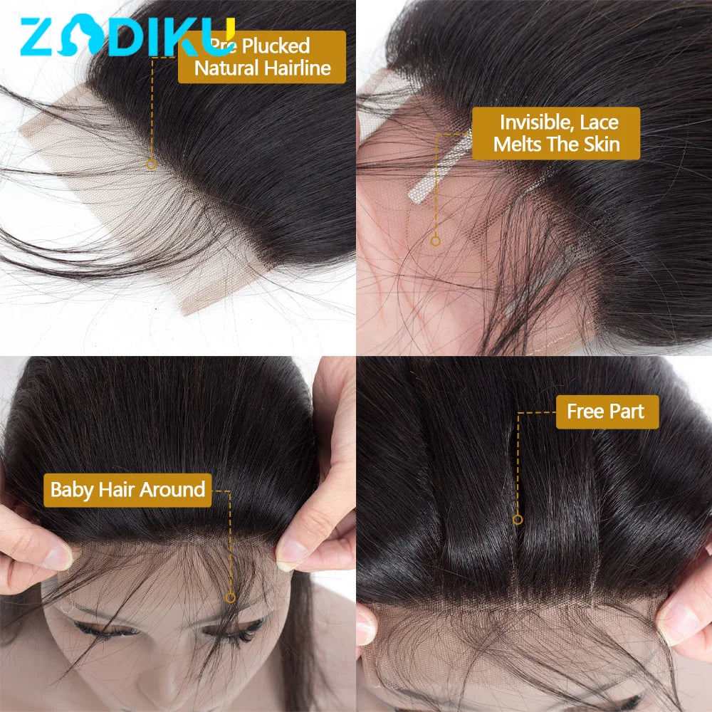 Ear-to-Ear HD Lace Frontal, Straight