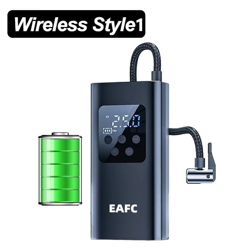 Portable 12V Cordless Tire Inflator, 150 PSI