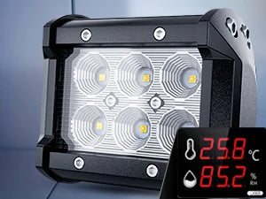 Nilight LED Pods 4PCS 18W 1260lm Flood LED Light Bar Driving Fog Light Off Road Lights Work Light 24V 12V For Motorcycles Van Camper Wagon Car Pickup ATV UTV SUV Truck Boat
