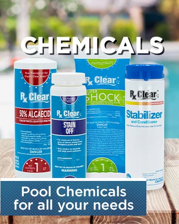 Rx Clear 25 Lbs Swimming Pool Stabilizer Conditioner - Cyanuric Acid Water Balancer Reduces Chlorine Loss from Sunlight Longer